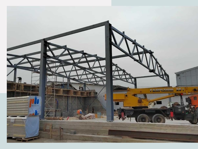 Строительство цехов в Балашихе