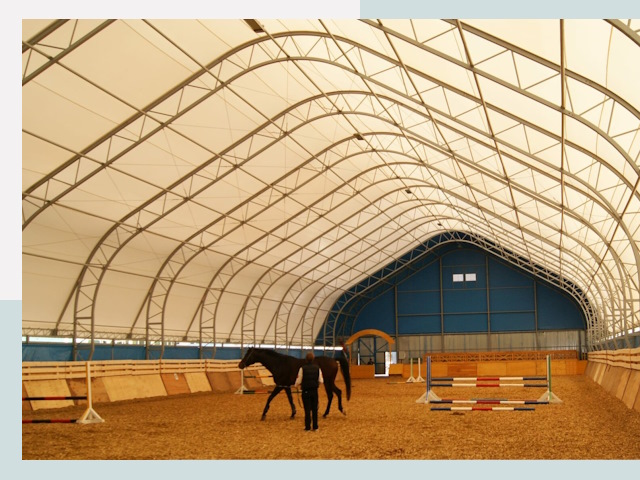 Строительство конных манежей в Балашихе