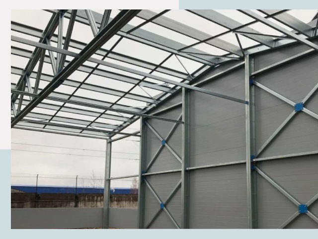 Каркасные ангары от СтальСтрой-Блш по цене от 615 руб.