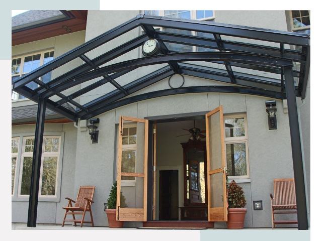 Козырьки металлические в Балашихе