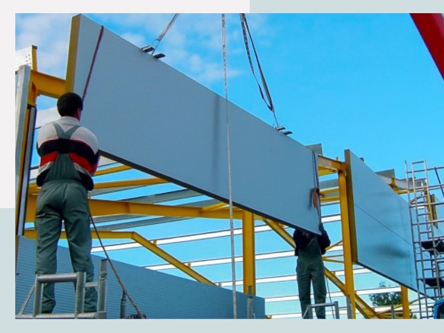 Монтаж сэндвич-панелей в Балашихе от 615 руб.